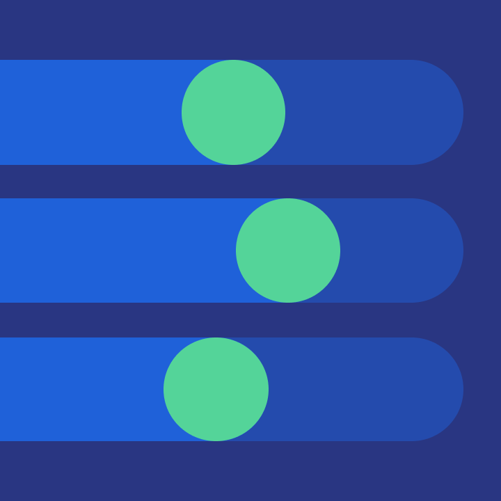 Abstract visual representing performance testing