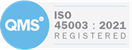 Logo image - Iso 45003 2021 Badge White Rgb